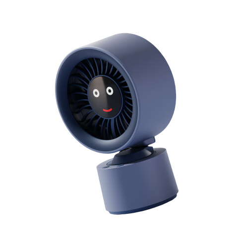 Happy Look Tischventilator mit 3600-mAh-Stromquelle und-Lila