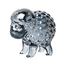 Herrliche Glasstatuetten in Schafform, Cartoon-Schaffiguren-Ruß