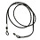 Black PU Leather Eyeglasses Chain for Adults 3