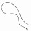 Black PU Leather Eyeglasses Chain with Non-slip Ends 4