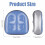 Hot Water Bath Booster Seat Pad with Suction Cup Back 2