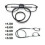 XHY Lesebrille, rechteckig, randlos, Blaulichtfilter 4 3