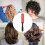 Spazzola districante a 9 file per capelli ricci e mossi 5
