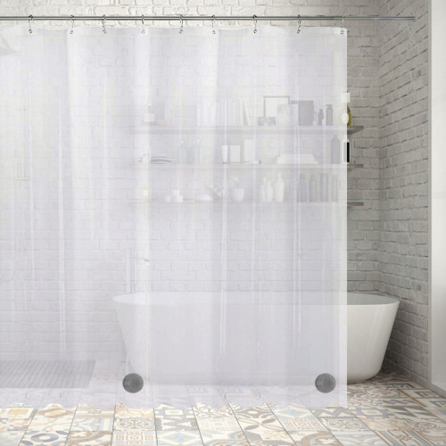 Doublure de rideau de douche givrée 183 x 213 cm PEVA