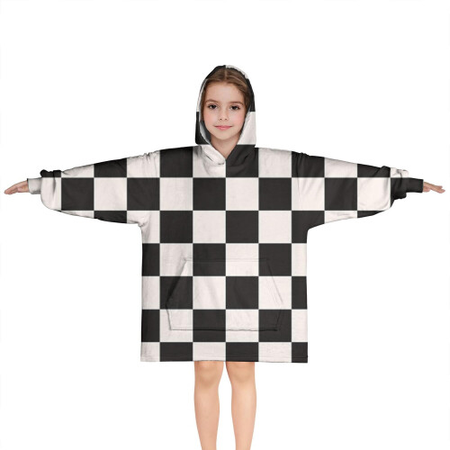 Παιδική Φορετή Κουβέρτα με Κουβέρτα - Oversized Flannel, 6-13 Ετών