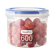 Recipientes para almacenar alimentos con tapa, 600 ml, herméticos.