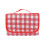Rosa gingham piknikteppe vanntett, sammenleggbart 60x80 tommer 1