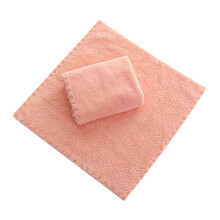 Mouchoir en polaire corail 30 x 30 cm – Doux et absorbant pour le visage