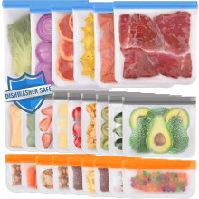 YANTONG Herbruikbare PEVA Sandwichzakjes – Vaatwasmachinebestendig,