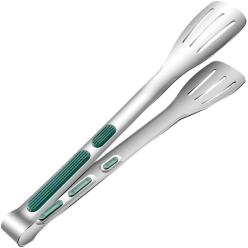 Rustfritt stål kjøkkentang ergonomisk 12 tommer