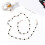 Catena per occhiali con strass e fermagli per le orecchie 3