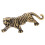 Messing tijger bureaubeeldje 7,7 cm 5