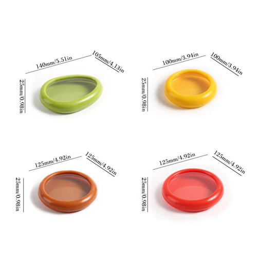 Scatole per alimenti a forma di frutta: avocado, cipolla, pomodoro, 1