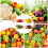 Scatole per alimenti a forma di frutta: avocado, cipolla, pomodoro, 4