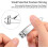 Ensemble de 100 coupe-ongles en acier inoxydable 3