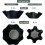 Forma para Tortilha em Aço Carbono – 6 polegadas e 8 polegadas (3 peças) 5