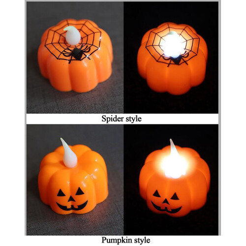 Φανάρι κολοκύθας φαντασμάτων για το Halloween, εσωτερικό νυχτερινό φως 2