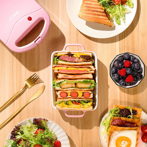 Syligr Beach electric sandwich maker grill nonstick plates 2