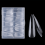 DESIGNICE Gel X Nail Tips Semi-Matte Square Pipe Tip 240pcs 4