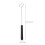 Candy Dipping Spoon Stainless Steel Black 10 pcs 2