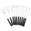 Candy Dipping Spoon Stainless Steel Black 10 pcs 8