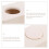 Estojo de silicone bege para lenços umedecidos e secos, 1 conjunto 5
