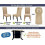 6er-Pack Stretch-Esszimmerstuhlhussen mit Sicherheitsgurt 2
