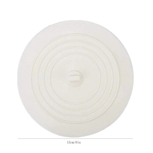 Siliconen badstop afvoerdeksel 6 inch 1