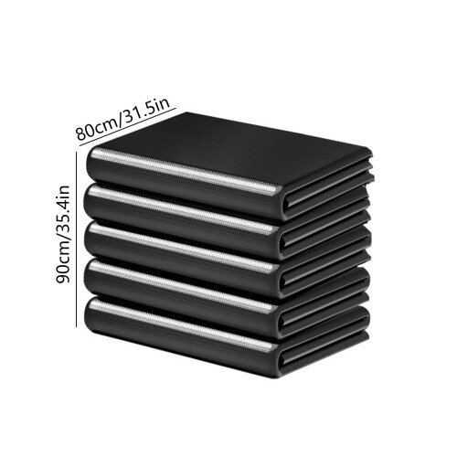 PWPSG Extra Large Black Garbage Bags Heavy-Duty 50-Pack 2
