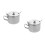2 Pcs Spice Jar Condiment Pot With Spoon Kitchen Seasoning Container 4