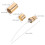 10Pcs Fine Mist Perfume Spray Nozzle Gold Replacement Cap for Bottles 2