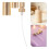 10Pcs Fine Mist Perfume Spray Nozzle Gold Replacement Cap for Bottles 6