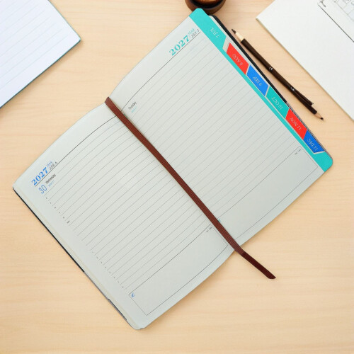 2027 Appointment Planner Black PU A5 Calendar Diary Notebook 2