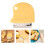3Pcs Kitchen Stainless Steel Peeling Tool Ergonomic Yellow Handle 6