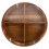 Rustic Wooden Snack Tray with Compartments and Transparent Lid 6