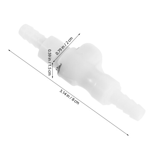 White Plastic Beer Line Quick Connect Fitting Kit Food Grade 1