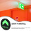 4Pcs Removable Glow in Dark Floor Arrow Stickers for Emergency Exit 8