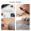 4Sets Multi-Use Stainless Steel Clay Needle Set for Pottery Detailing 6