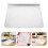 2Pcs Large Capacity Oven Crumb Tray Iron Drip Pan for Electric Baking 6