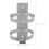Durable Stainless Steel Fire Extinguisher Holder Wall Mount Silver 2