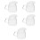 5Pcs Glass Creamer Pitchers Multi-Function Cups for Coffee and Milk 6