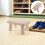 Compact Wooden Stool Non Slip Footstool for Bedroom Office 6