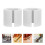 10Pcs Durable Curtain Panel Spacers for Home and Office Decor 6