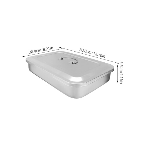 2St Draagbare Rvs Sterilisatorbak Voor Manicure 1
