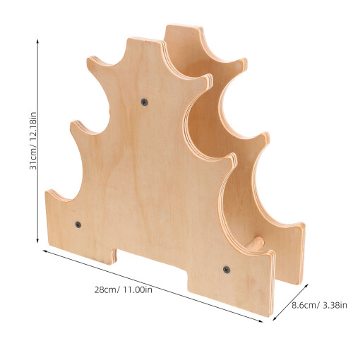 Halterrek, A-Frame Dumbbellstandaard, Chocolade 1