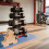 Halterrek, A-Frame Dumbbellstandaard, Chocolade 3