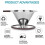 Filtre à café en acier inoxydable avec double micro-ondes 2