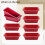 Conjunto de 8 mini formas de silicone para pão (6,1 x 3,3 x 1,8 polegadas) 5