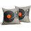Housses de coussin Halloween 45x45cm Coton Lin Lot de 2 2