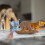 Set di statuette di lumache – Decorazioni realistiche in plastica e 4